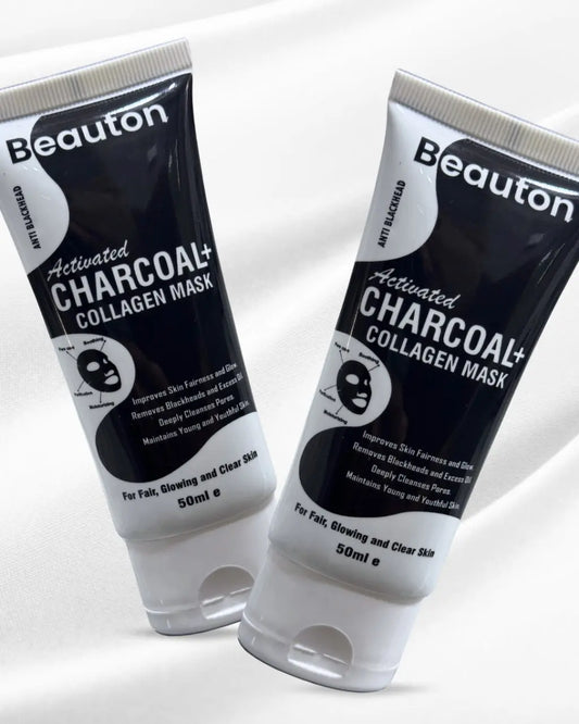 Beauton Activated Charcoal + Collagen Peel-Off Mask - Beauton Cosmetics