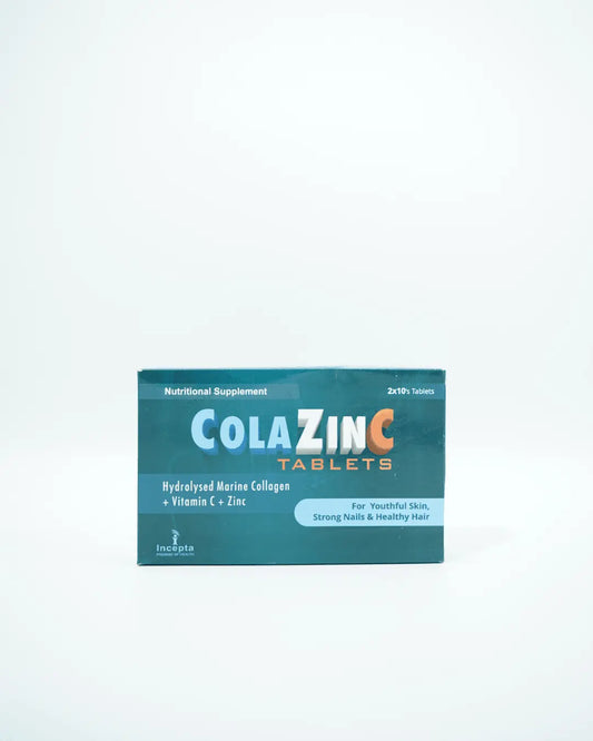 Radiant skin, strong hair, and healthy nails showcasing the beauty benefits of Cola Zinc Tablets for improved elasticity and vitality.