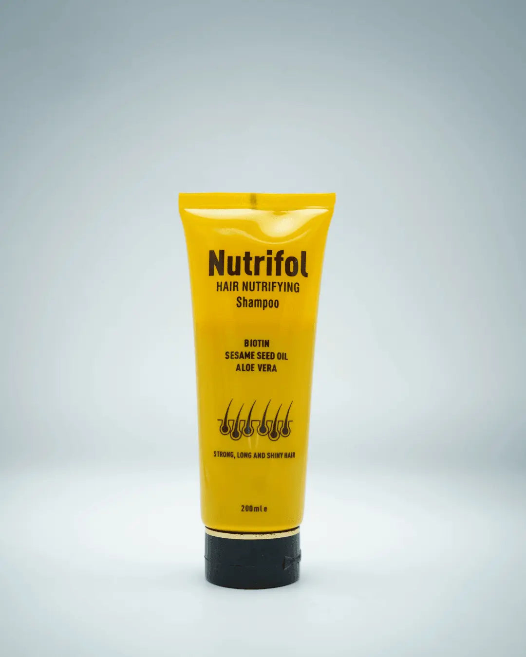 Nutrifol Hair Nutrifying Shampoo bottle, a high-performance formula for men and women to reduce hair fall and boost thickness.