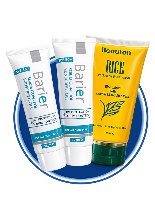 Rice Fairness Facewash with Barier sunscreen Gel
