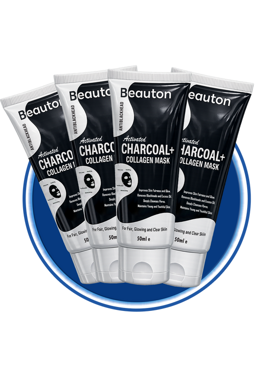 Beauton Activated Charcoal + collagen mask