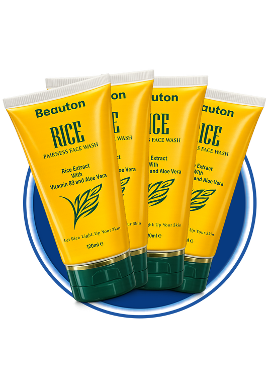 BUY 3 RICE FAIRNESS FACEWASH AND GET 1 FREE