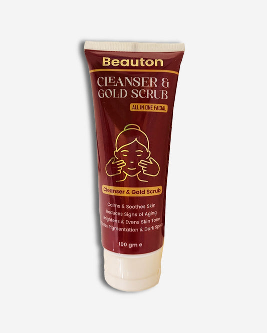 Beauton Cleanser & Gold Scrub