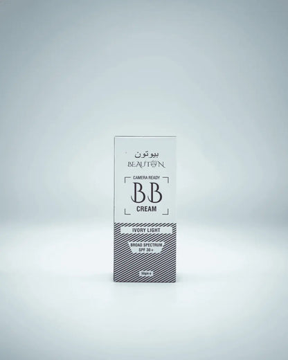 Beauton BB Cream Ivory Light, a hydrating BB cream for fair skin tones, providing a flawless, natural finish.
