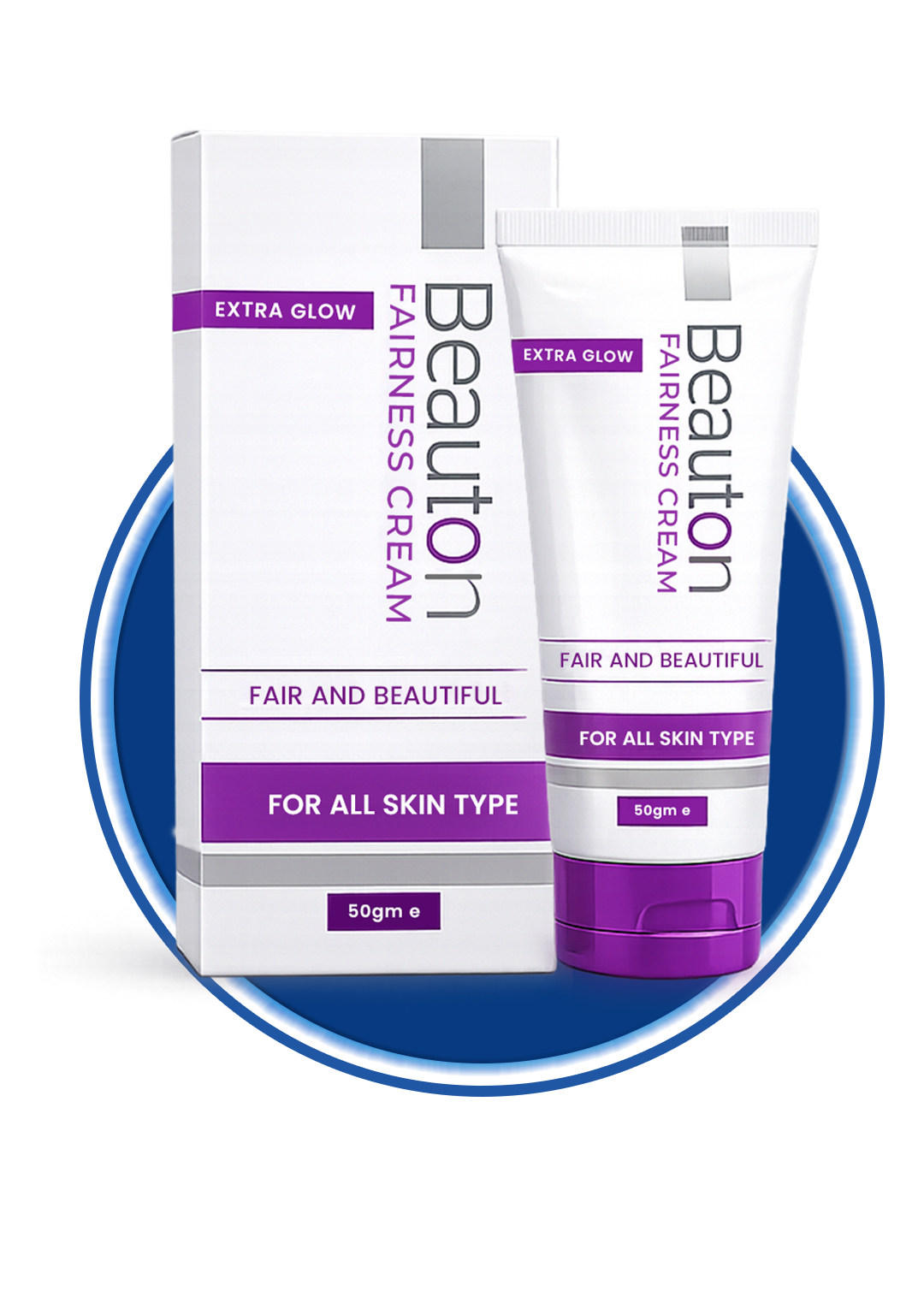 Incepta Pharma Beauton Fairness Cream jar with white and pink packaging, showcasing the skincare product for even skin tone.