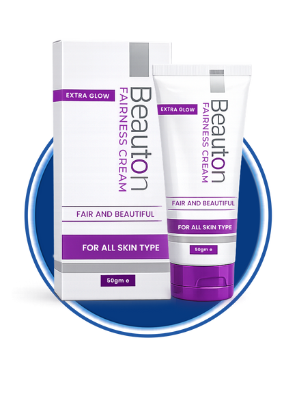 Incepta Pharma Beauton Fairness Cream jar with white and pink packaging, showcasing the skincare product for even skin tone.