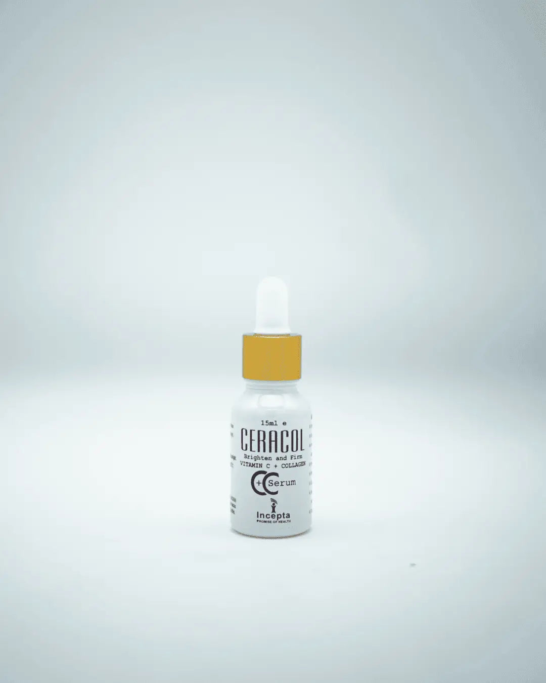 Ceracol C+C Serum bottle, a potent formula with stable Vitamin C and hydrolyzed collagen peptides for radiant and firm skin.